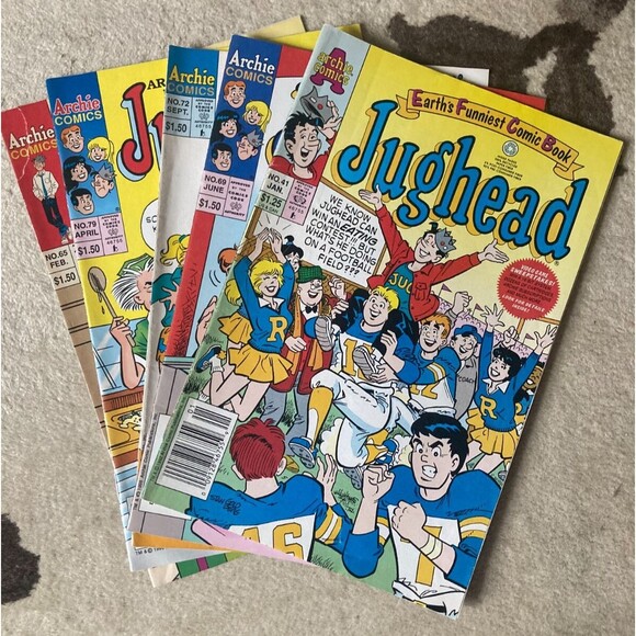 Vintage 90s Jughead Comic Lot 1990s Archie Comics Betty Cooper Veronica Lodge - Picture 1 of 8